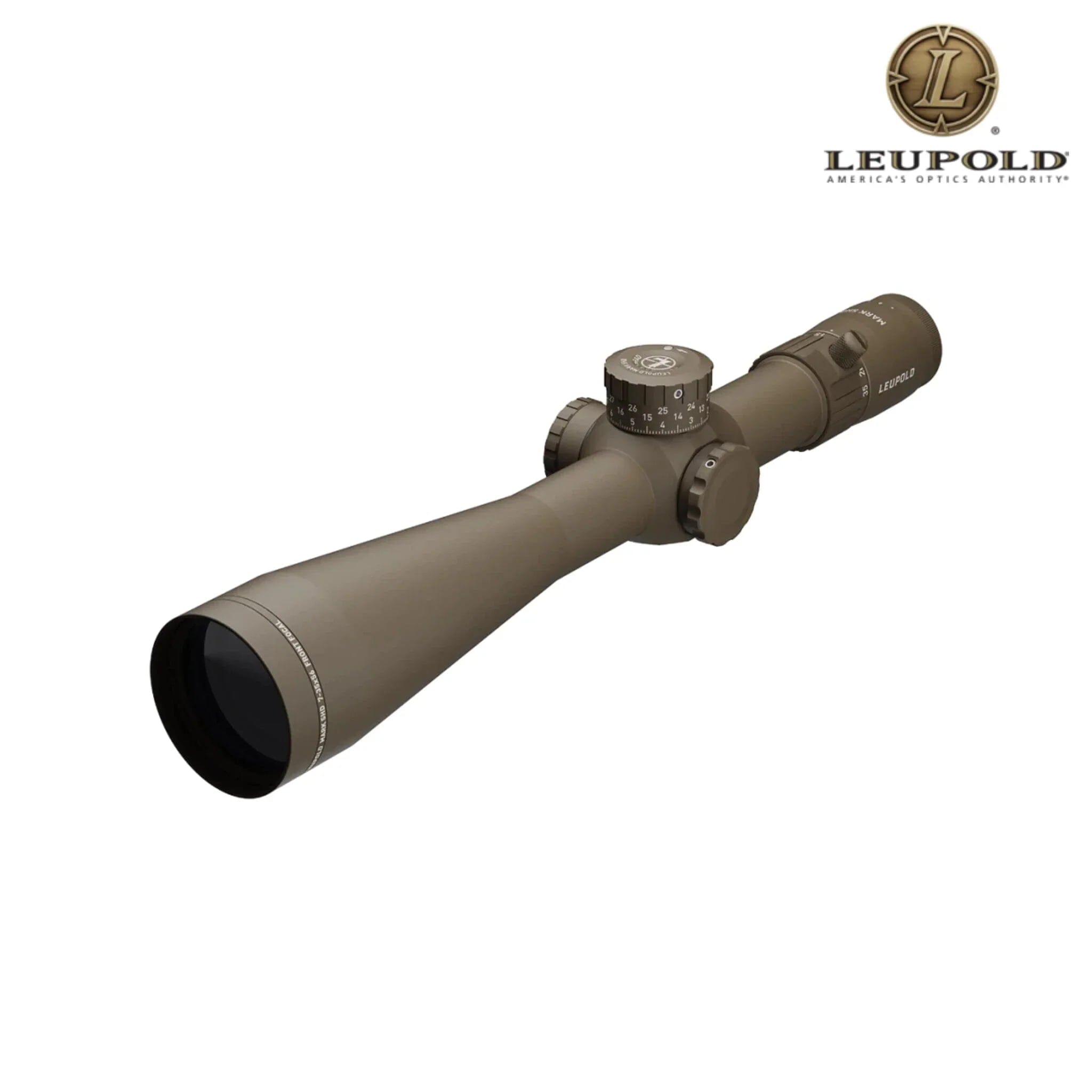 Leupold MARK 5HD 7–35×56 Rifle Scope M5C3 FFP PR2-MIL Reticle Dark Earth Rifle Scope Leupold
