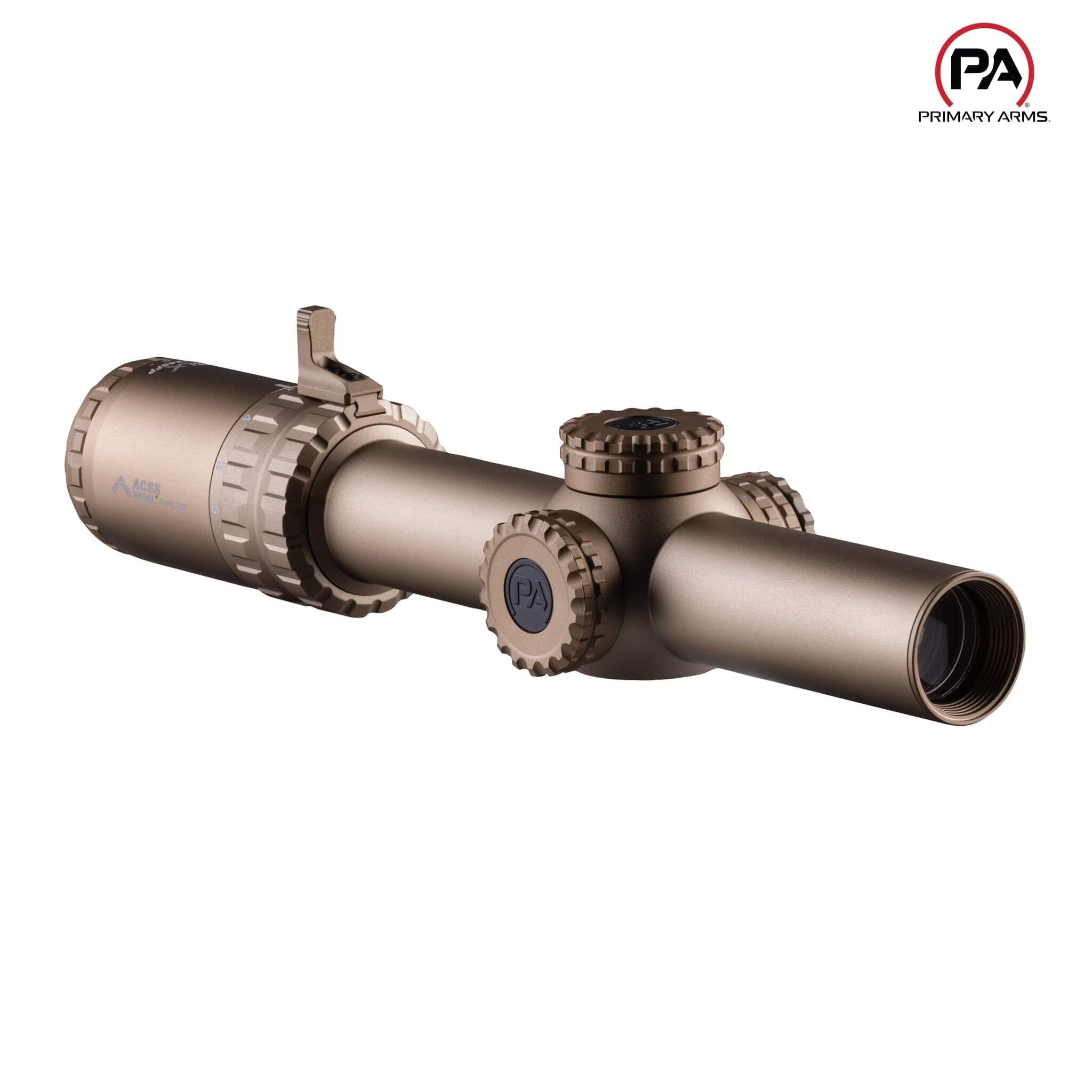 Primary Arms SLx 1-6x24 SFP Riflescope Gen IV - ACSS Nova Fiber Wire Reticle - FDE Rifle Scope Primary Arms