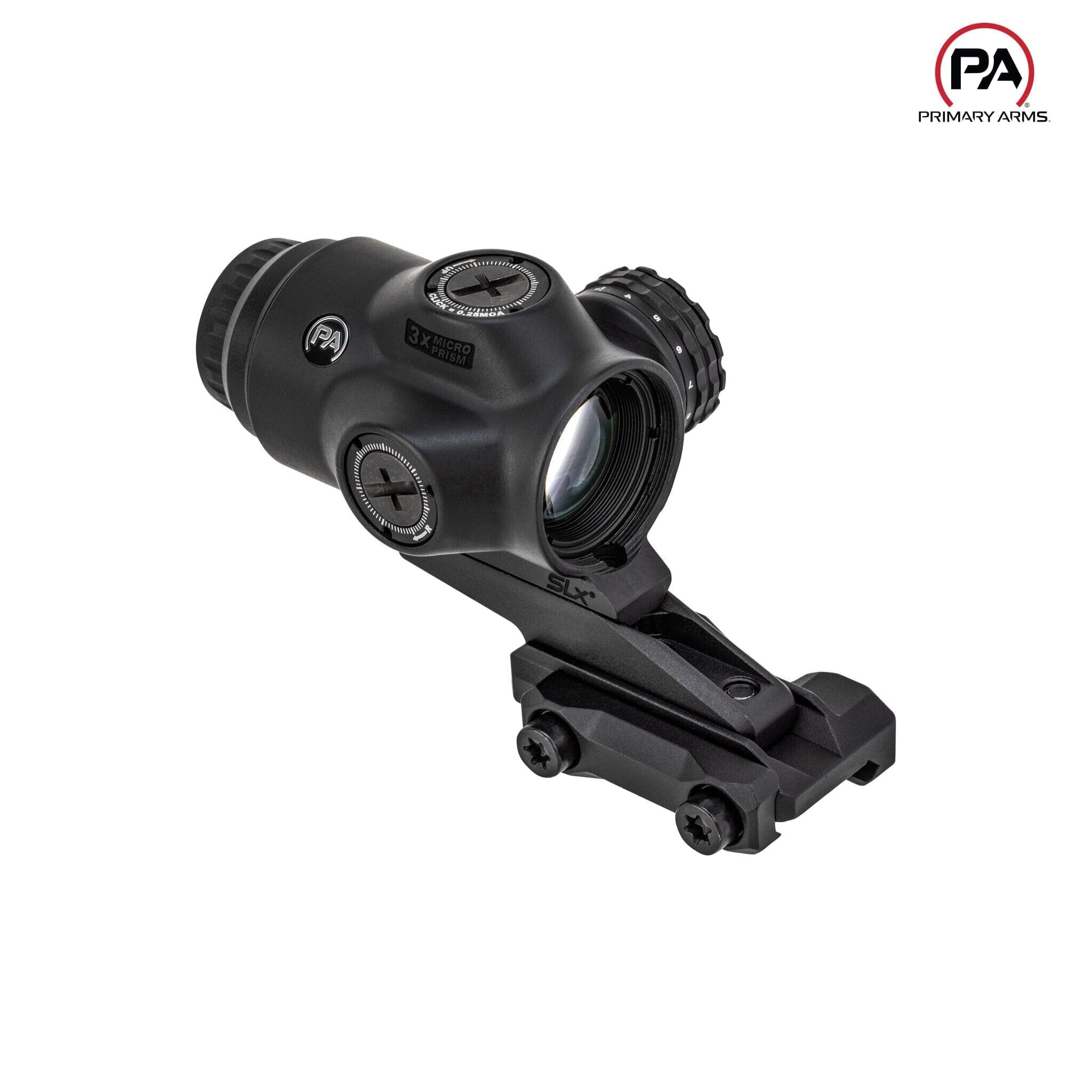 Primary Arms SLx 3x MicroPrism Scope - Green ACSS Raptor 7.62x39/.300BLK Yard Reticle Prism Scope Primary Arms
