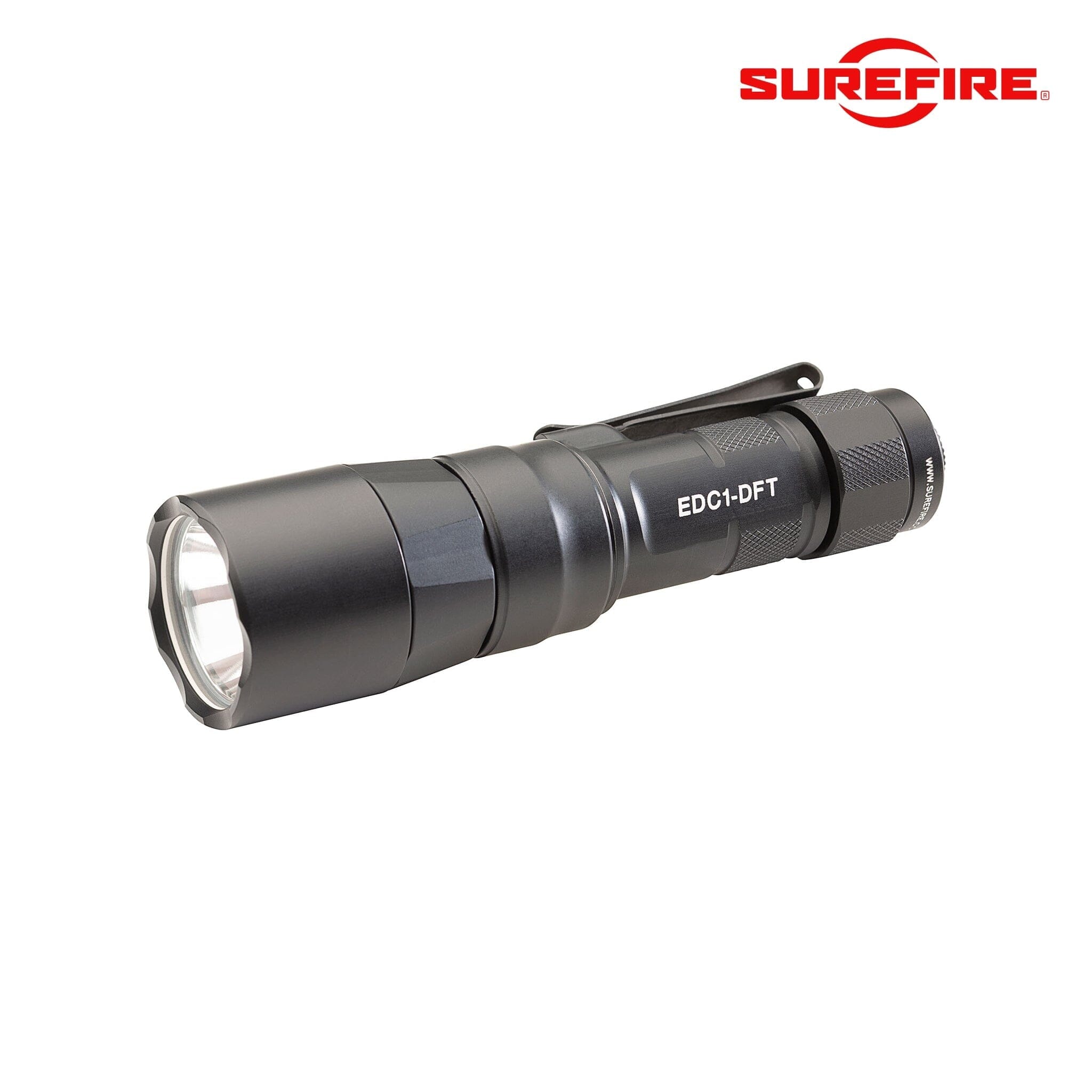 SureFire EDC1‑DFT Turbo Dual‑Fuel Everyday Carry Flashlight - Black Flashlight SureFire