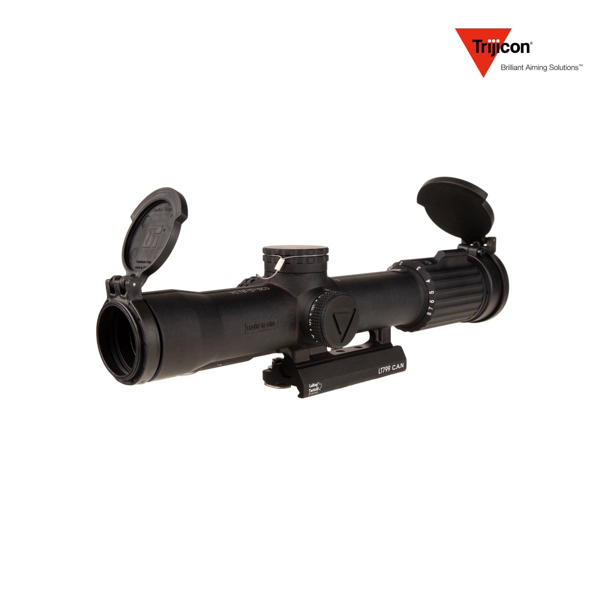Trijicon USMC SCO VCOG 1-8x28 Riflescope Red MRAD Segmented Circle Enhanced Reticle Rifle Scope Trijicon