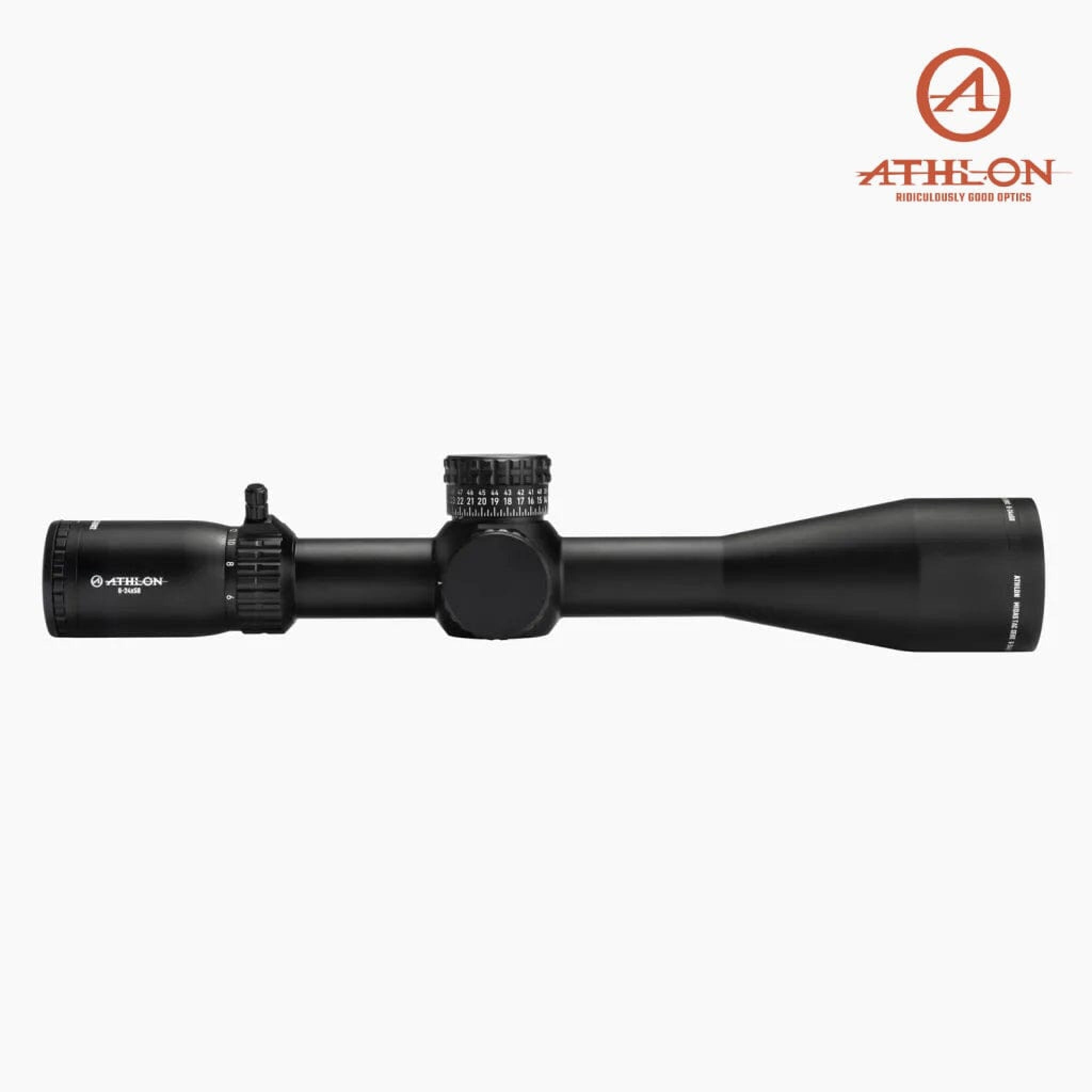 Athlon MIDAS TAC GEN2 HD 6-24×50 RIfle Scope APLR15 FFP MOA Reticle Rifle Scope Athlon Optics 