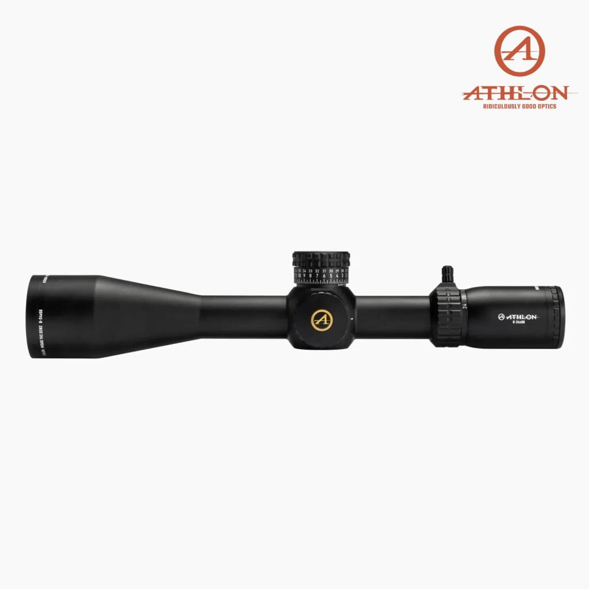 Athlon MIDAS TAC GEN2 HD 6-24×50 RIfle Scope APLR15 FFP MOA Reticle Rifle Scope Athlon Optics 