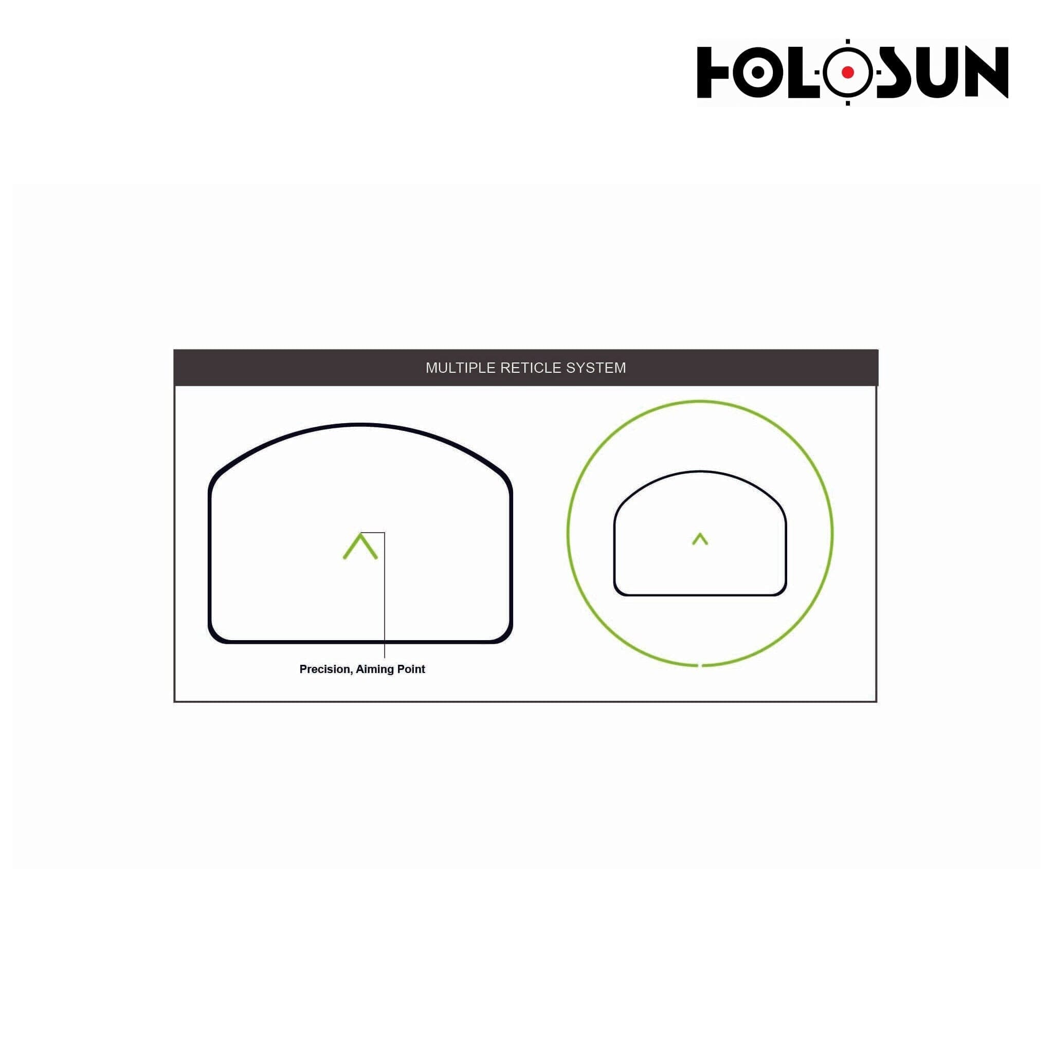 Holosun HE507C-GR-X2 Reflex Green Dot Sight – ACSS Vulcan Reticle Green Dot Sight Holosun 