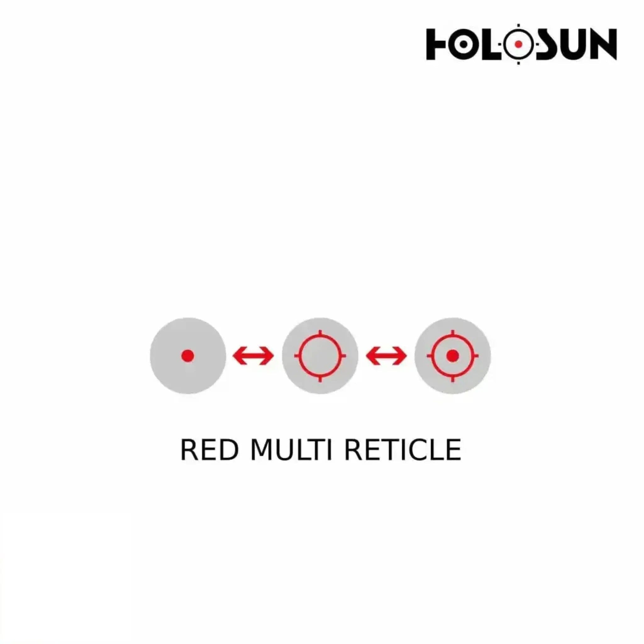 Holosun HS510C Elite Reflex Red Dot Sight - Black Red Dot Sight Holosun 