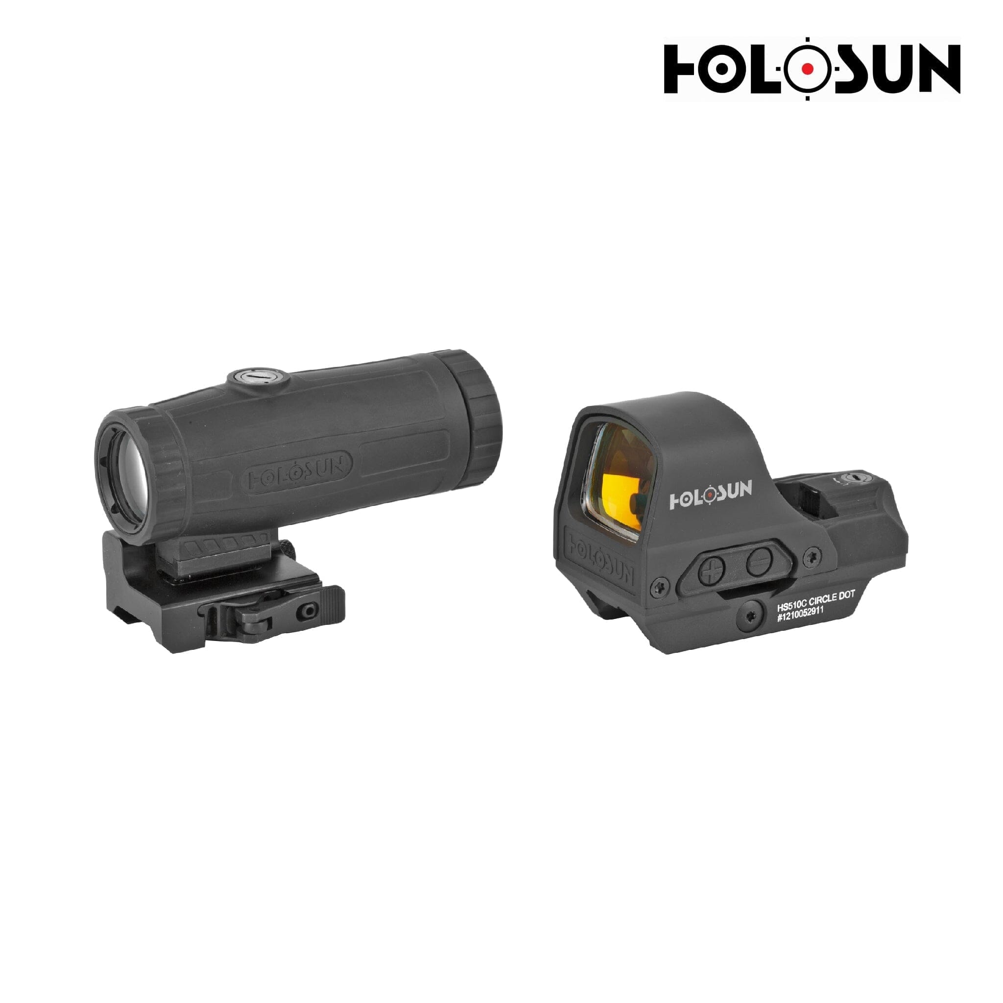 Holosun HS510C Reflex Red Dot Sight with HM3X Magnifier Red Dot Sight Holosun 