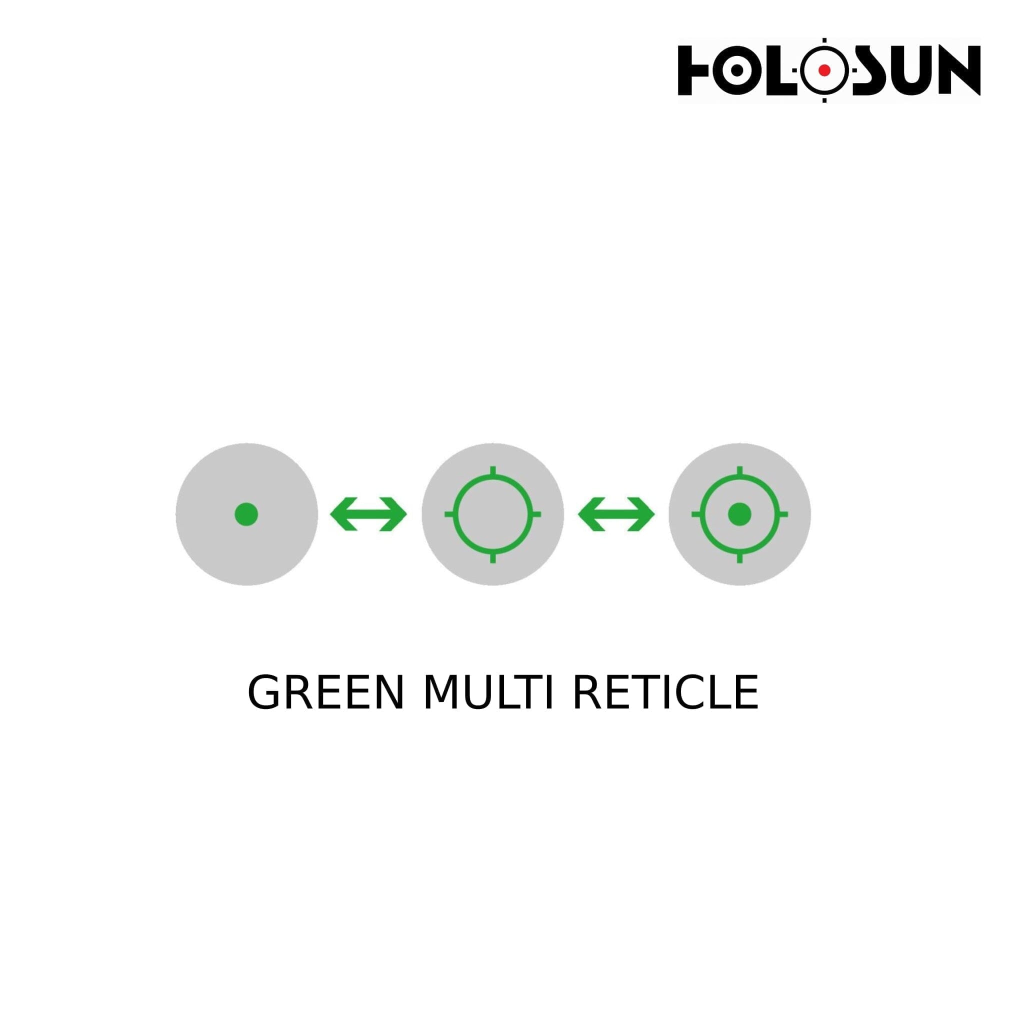 Holosun SCS P10 Green Dot Sight fits CZ P-10 Green Dot Sight Holosun 