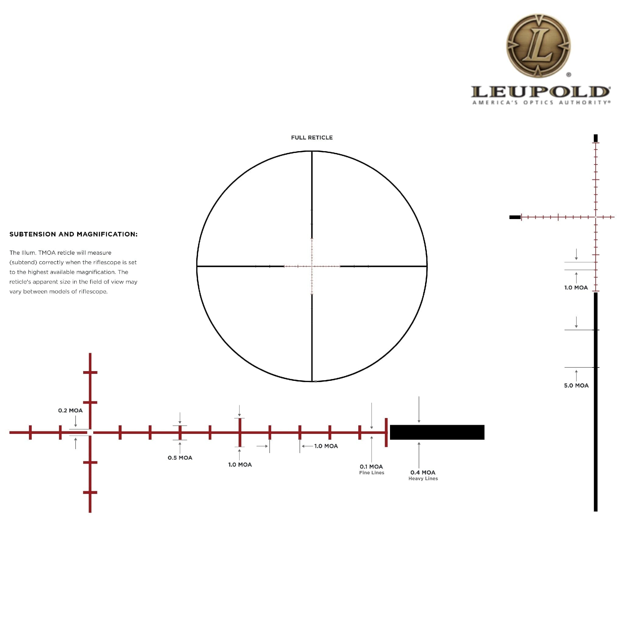 Leupold VX-6HD Gen 2 3–18×44 CDS-ZL2 Rifle Scope Side Focus Illuminated TMOA Reticle Rifle Scope Leupold 