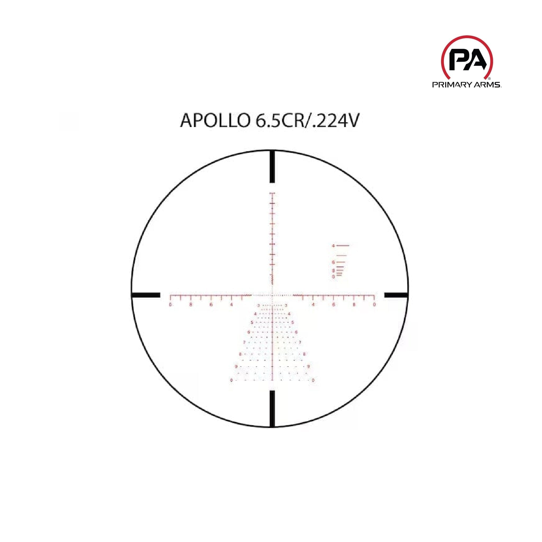 Primary Arms GLx 3-18x44 FFP Riflescope - ACSS Apollo Reticle Rifle Scope Primary Arms 