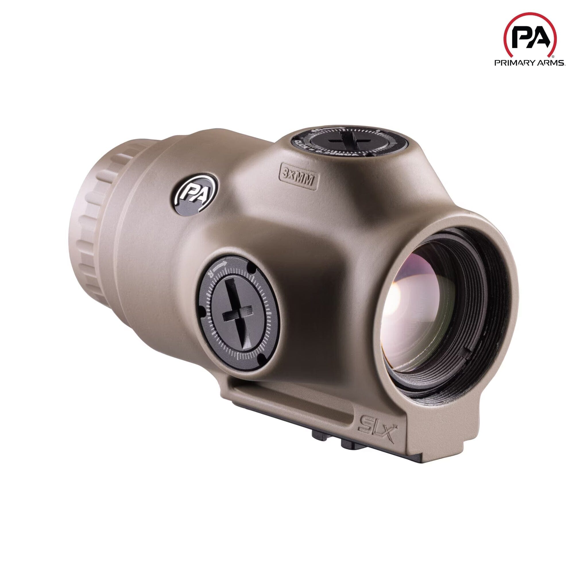 Primary Arms SLx 3X Micro Magnifier - FDE Magnifier Primary Arms 
