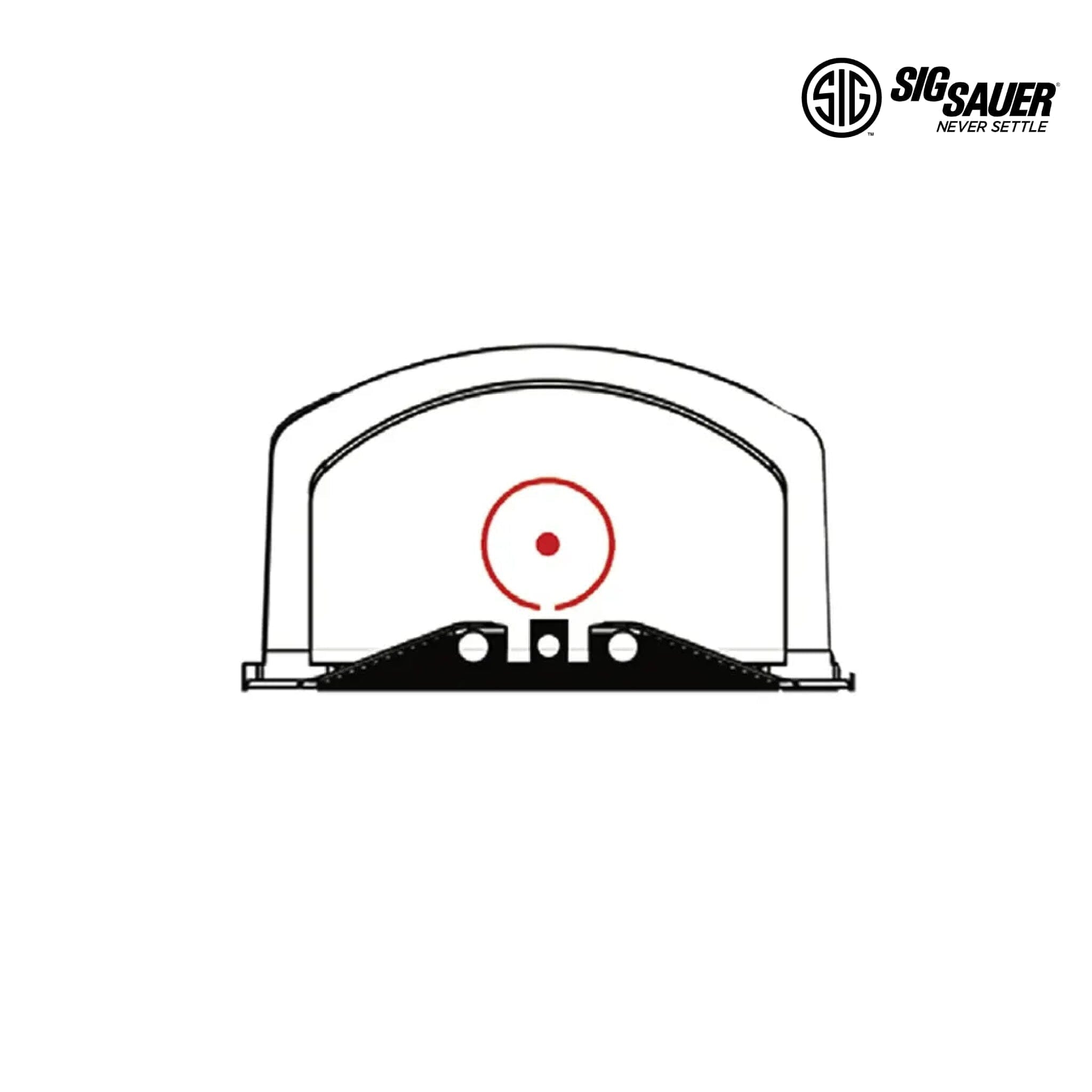 SIG Sauer ROMEO2 Reflex Red Dot Sight - Circle Dot - SOR21000 Red Dot Sight SIG Sauer 