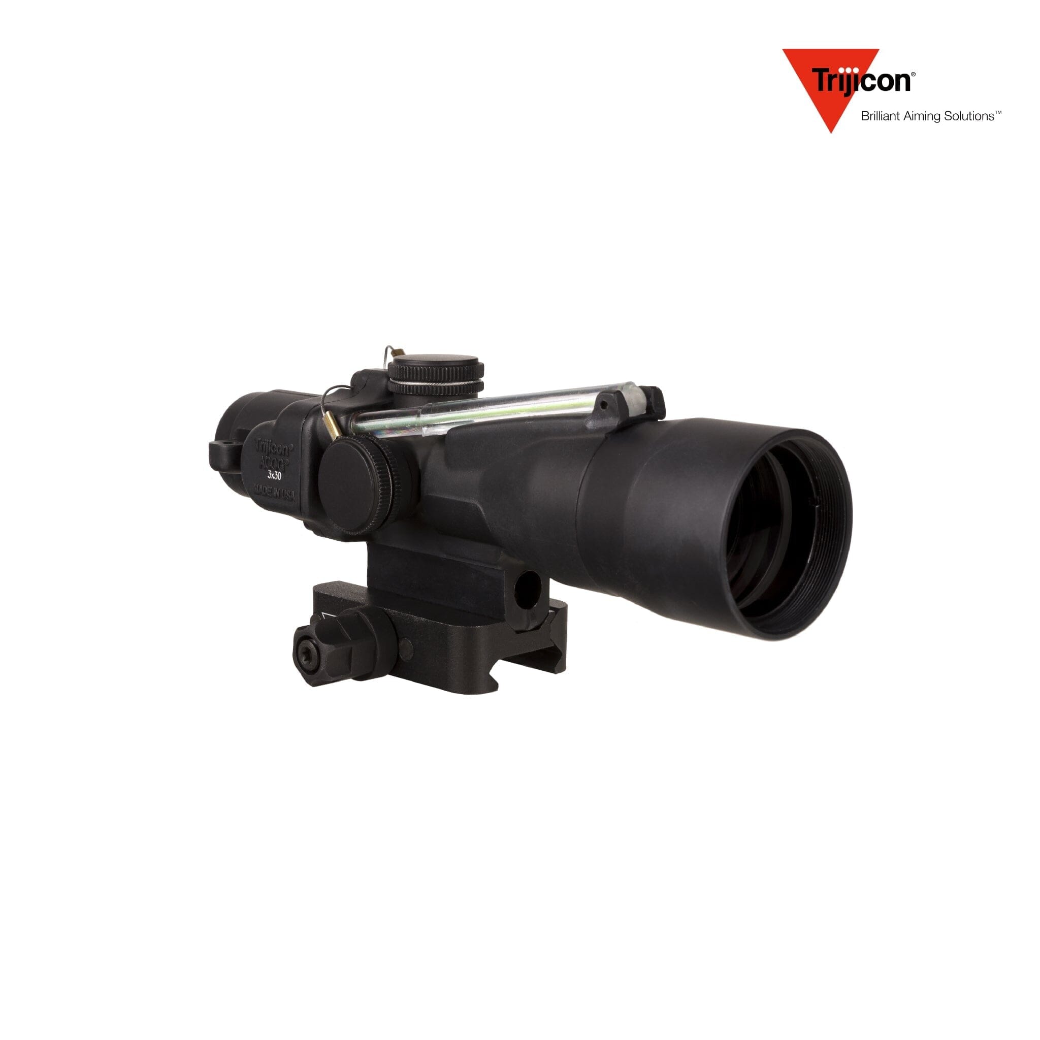 Trijicon 3×30 Compact ACOG Riflescope Green Horseshoe & Dot .223/62gr. Reticle Rifle Scope Trijicon 
