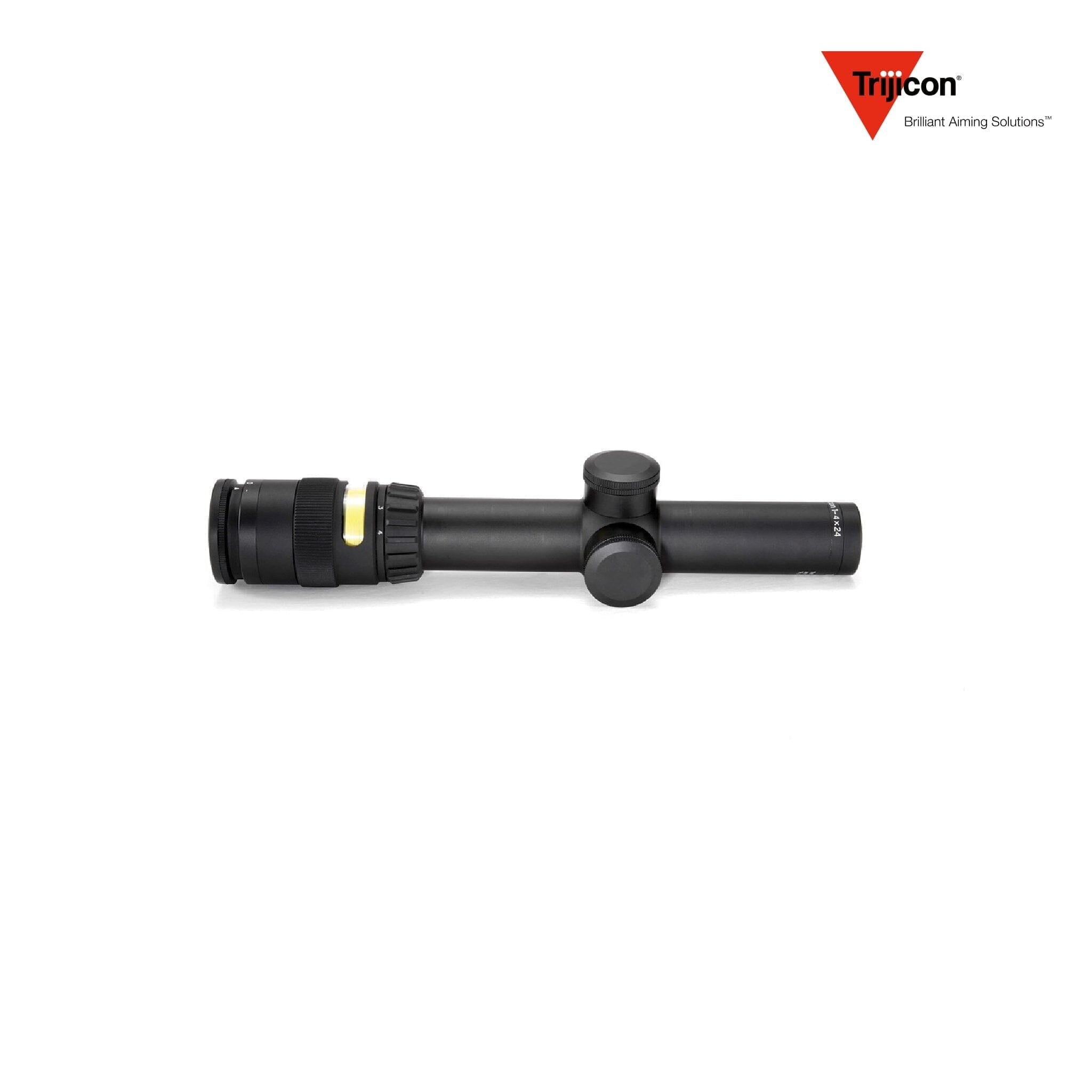Trijicon AccuPoint 1-4x24 Riflescope Amber Triangle Post Reticle Rifle Scope Trijicon 