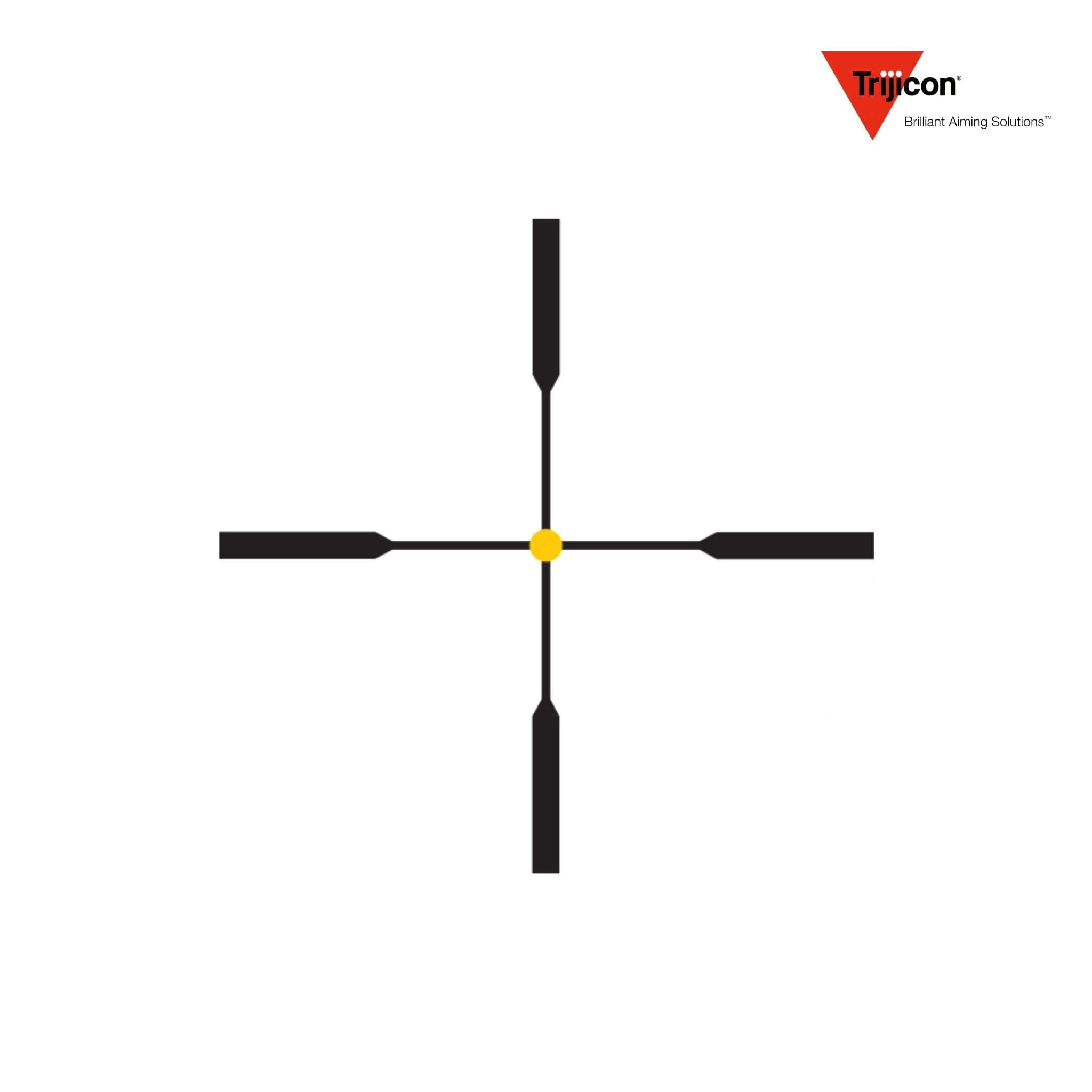 Trijicon AccuPoint 1-4x24 Riflescope Duplex Crosshair with Amber Dot Reticle Rifle Scope Trijicon 