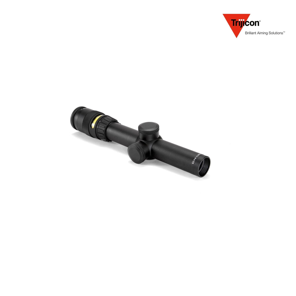 Trijicon AccuPoint 1-4x24 Riflescope Duplex Crosshair with Amber Dot Reticle Rifle Scope Trijicon 