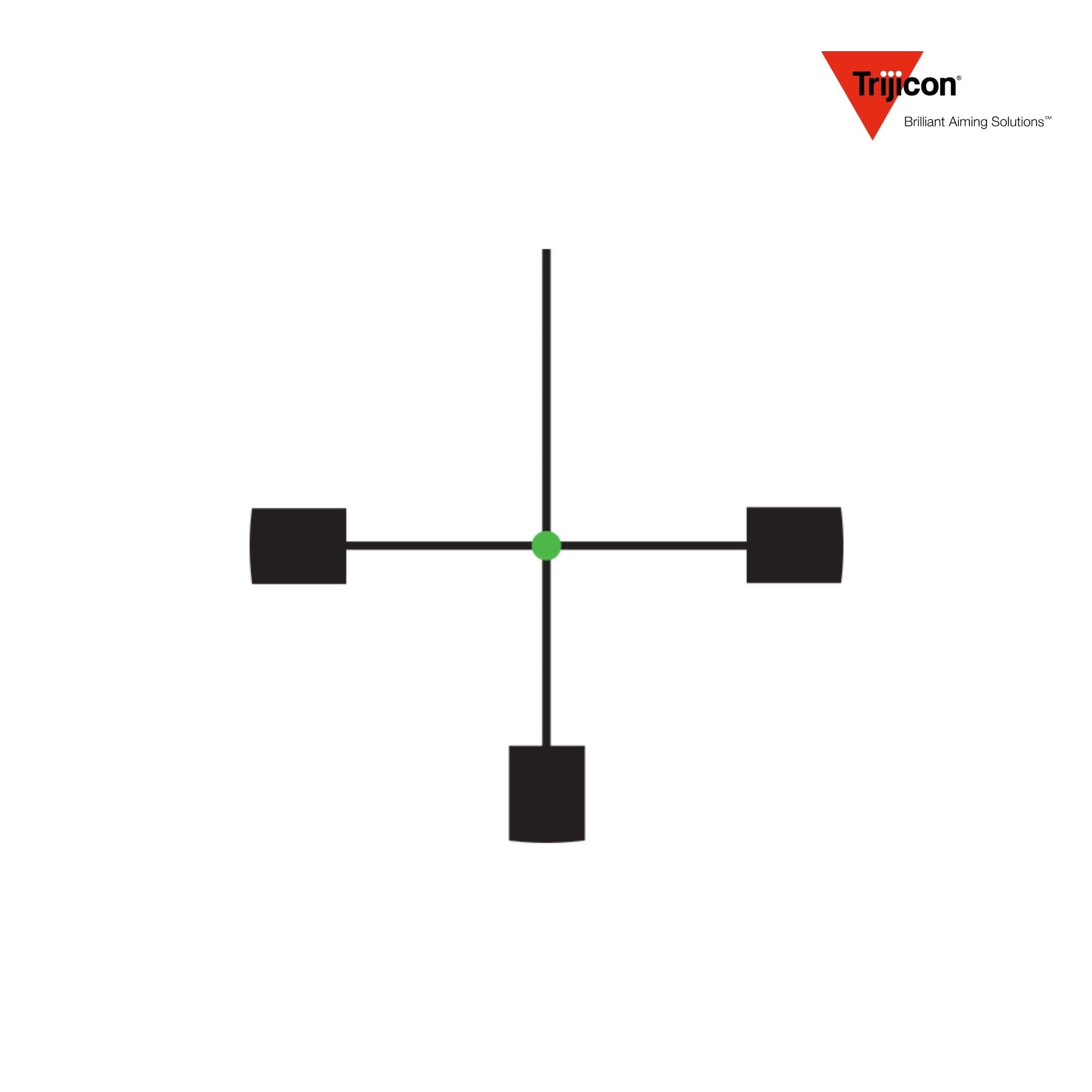 Trijicon AccuPoint 1-4x24 Riflescope German #4 Crosshair with Green Dot Reticle Rifle Scope Trijicon 