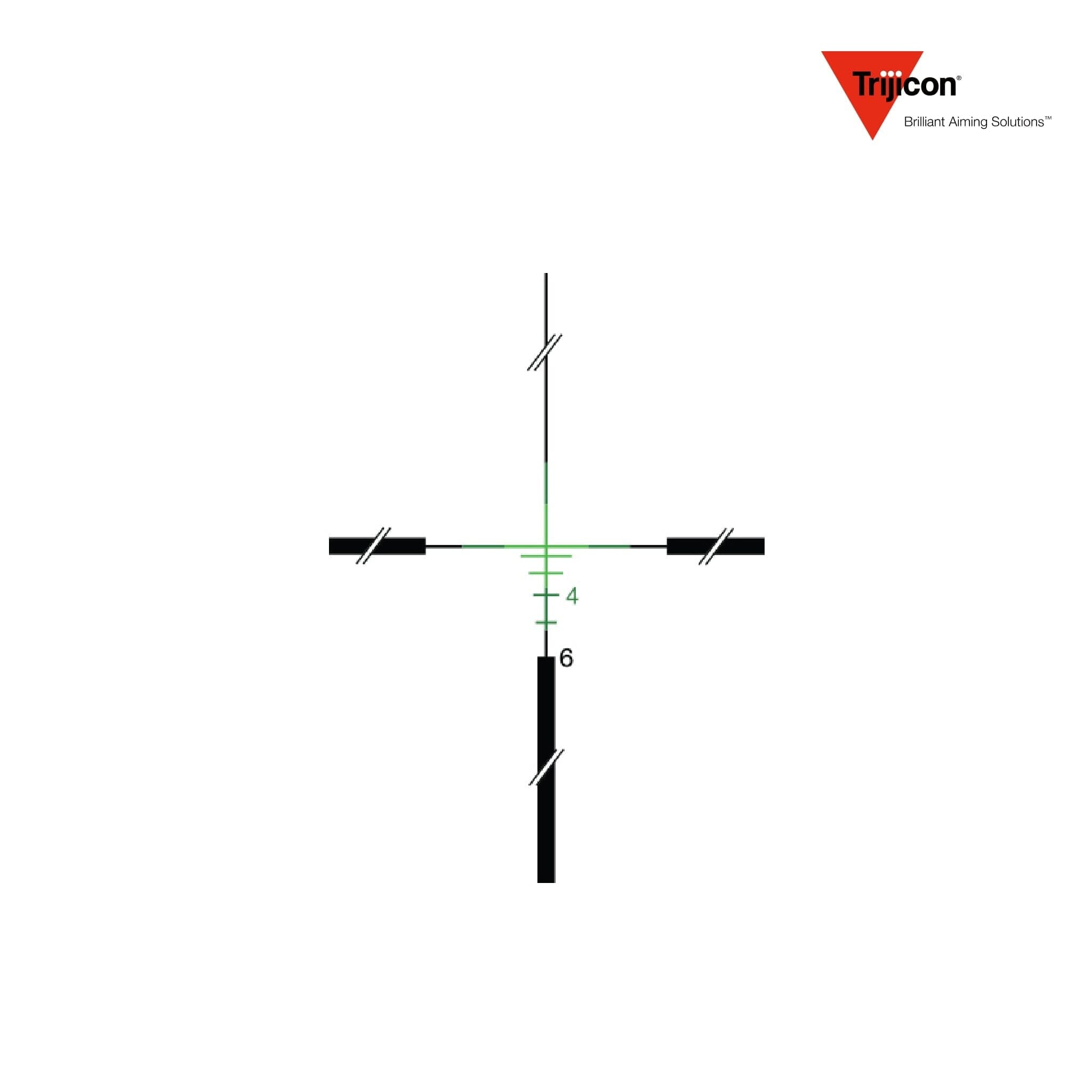 Trijicon ACOG 4x32 BAC Riflescope .223/5.56 BDC Green Crosshair Reticle with RMR Rifle Scope Trijicon 