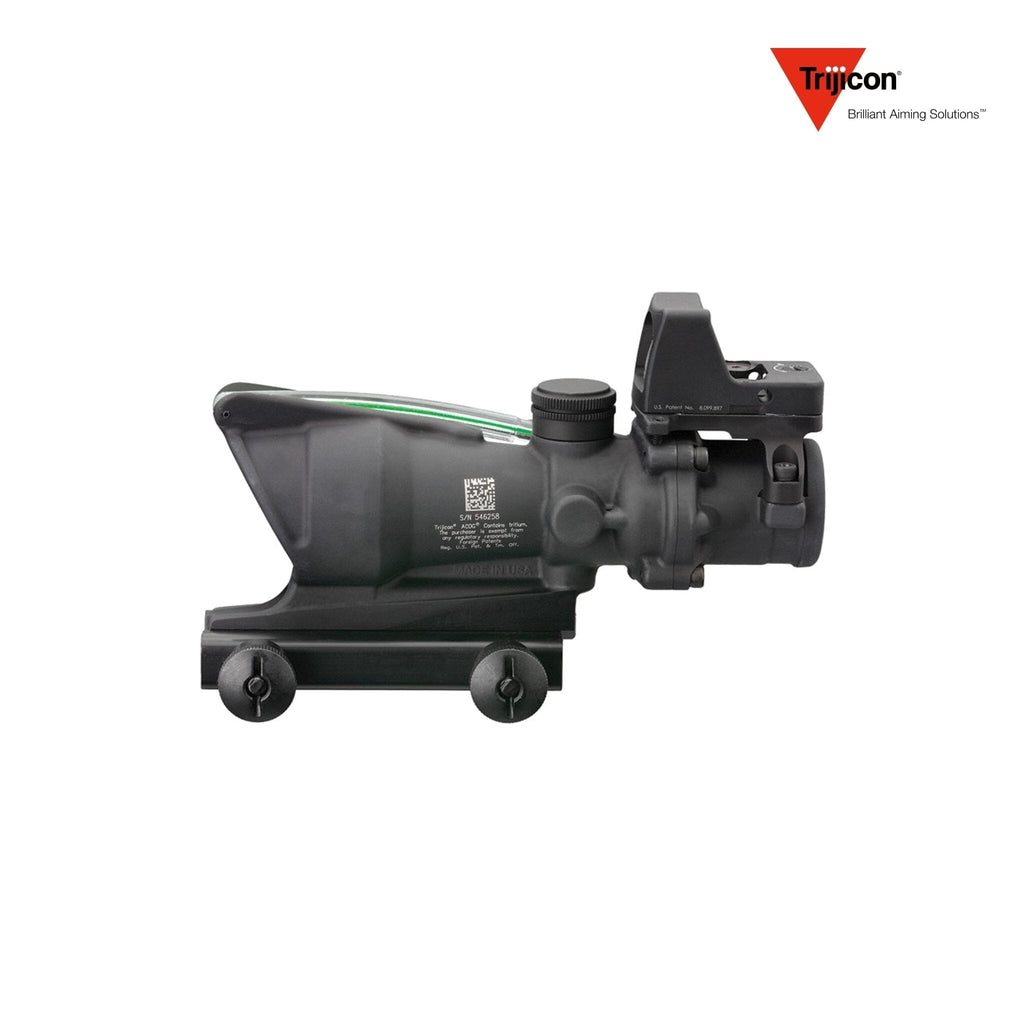 Trijicon ACOG 4x32 BAC Riflescope .223/5.56 BDC Green Crosshair Reticle with RMR Rifle Scope Trijicon 