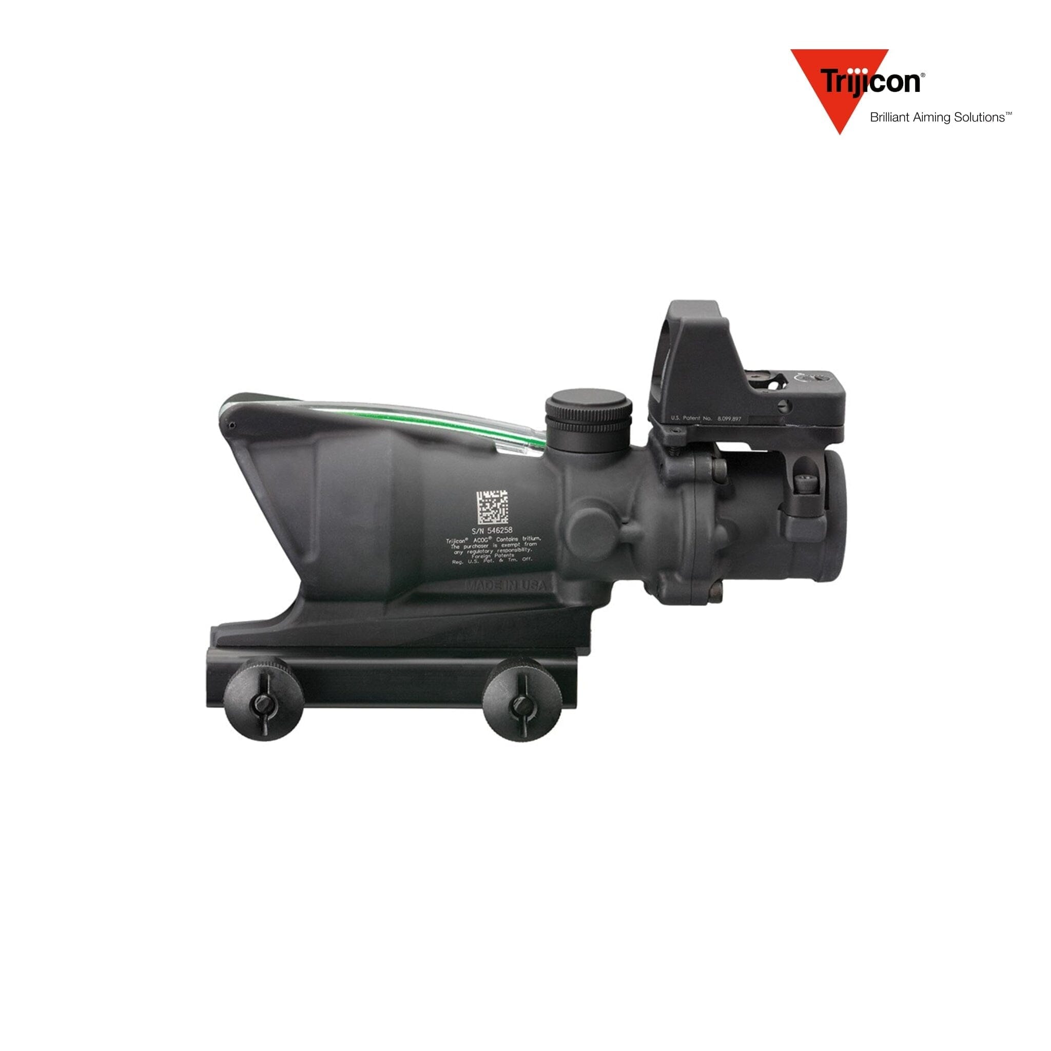 Trijicon ACOG 4x32 BAC Riflescope .223/5.56 BDC Green Crosshair Reticle with RMR Rifle Scope Trijicon 