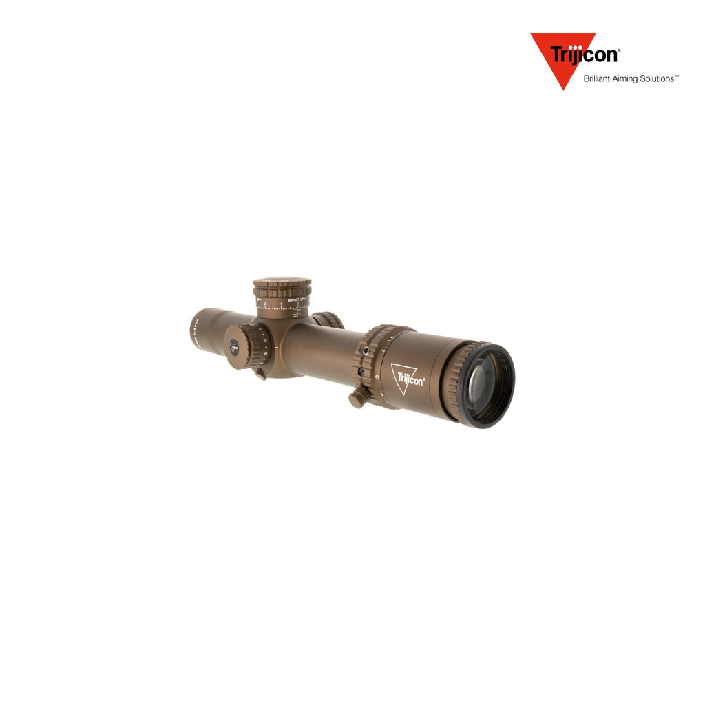 Trijicon Credo 1-8x28 FFP Riflescope - MOA Segmented Circle Reticle - Coyote Brown Rifle Scope Trijicon 